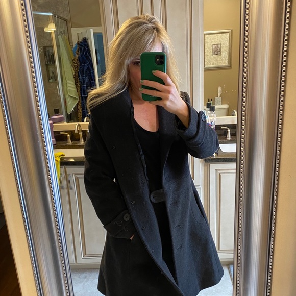 EC Preston & York CharcoalGrey wool coat - Picture 13 of 16